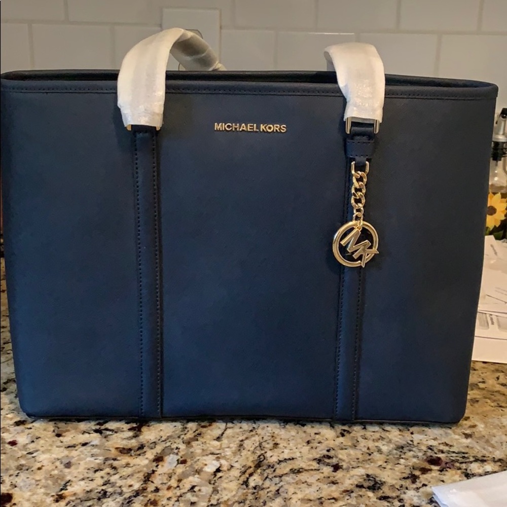 Large Michael Kors Sady Leather Tote